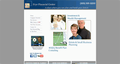 Desktop Screenshot of fryefinancial.com