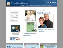Tablet Screenshot of fryefinancial.com
